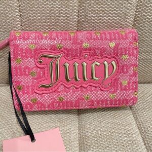 Juicy Couture Pink and Gold Wallet